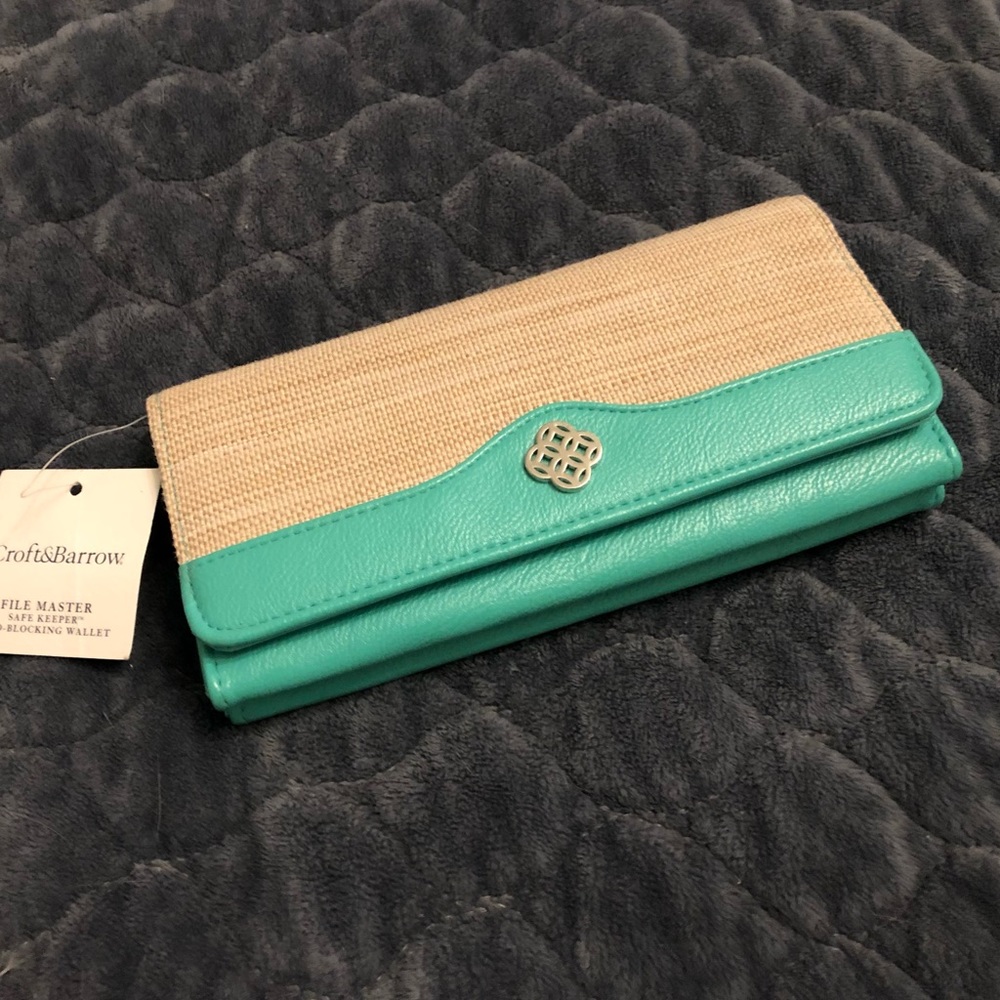 Croft&Barrow File Master Safe Keeper RFID-Blocking Wallet